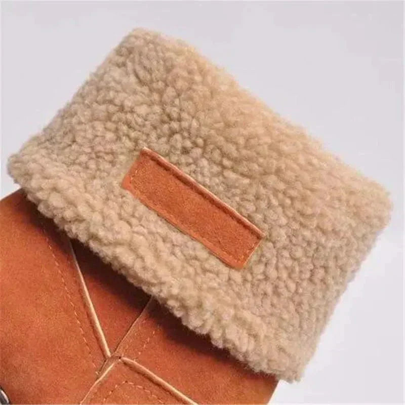 Warm Knee High Wool Winter Boots