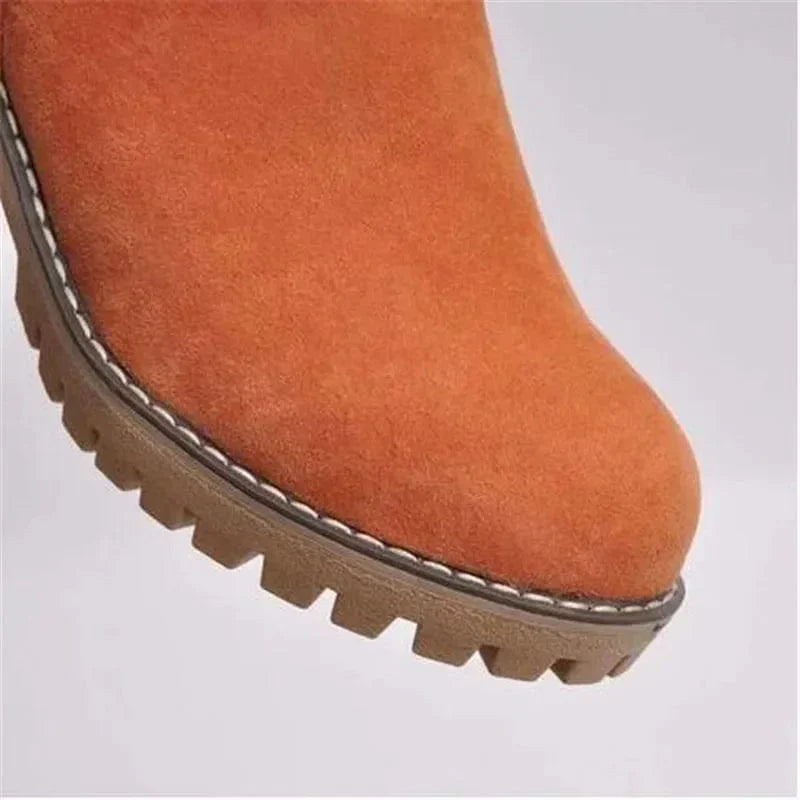 Warm Knee High Wool Winter Boots