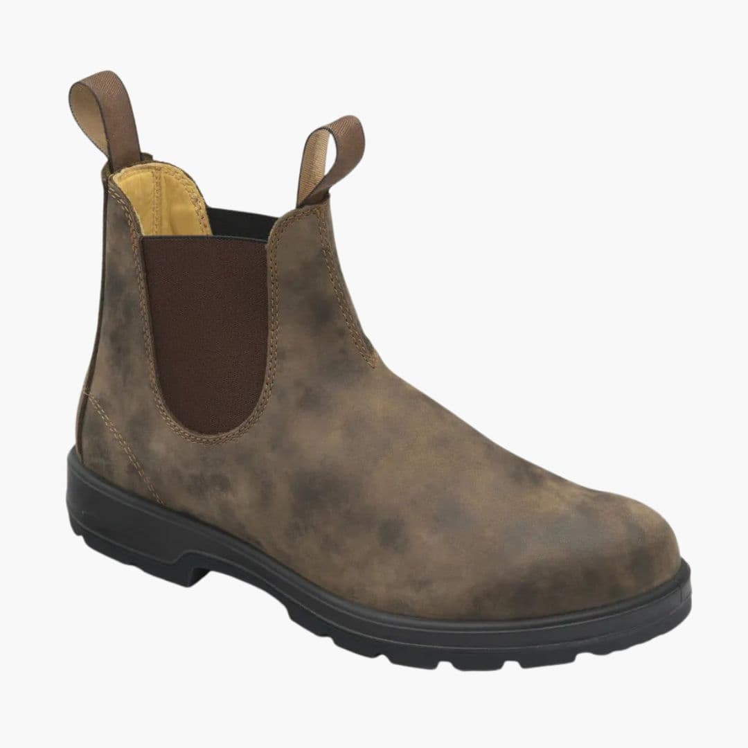 Men's Elastic Side Ankle Boots with Easy Pull On