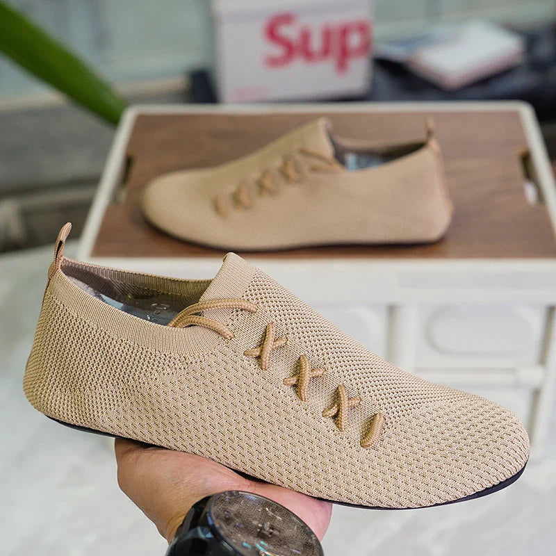 Men's Airy Mesh Slip On Shoes - Lightweight Comfortable Loafers