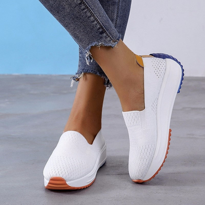 Comfortable Women's Slip On Sneakers - Soft & Airy Design
