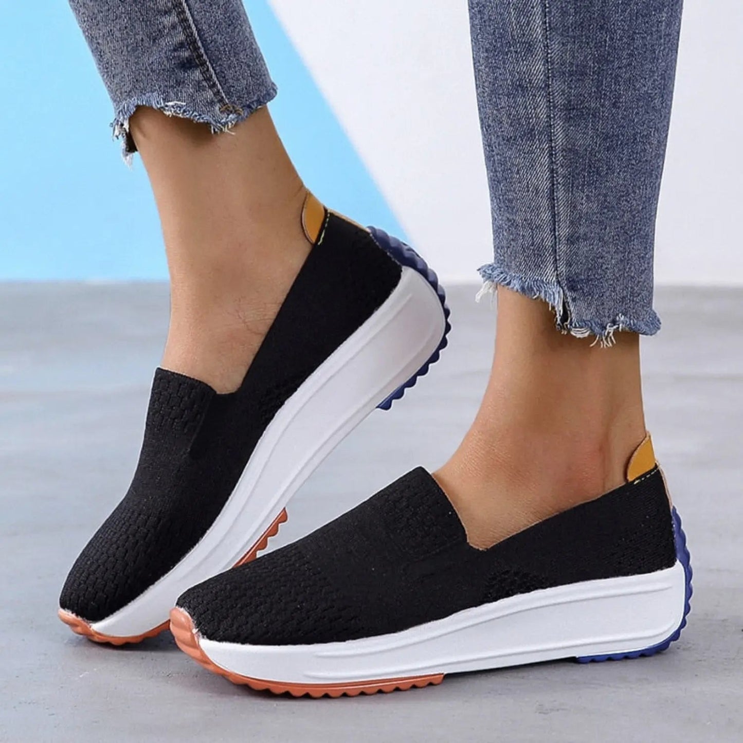 Comfortable Airy Slip On Shoes for Women - Nocini