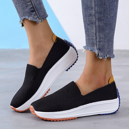 Comfortable Women's Slip On Sneakers - Soft & Airy Design - Nocini