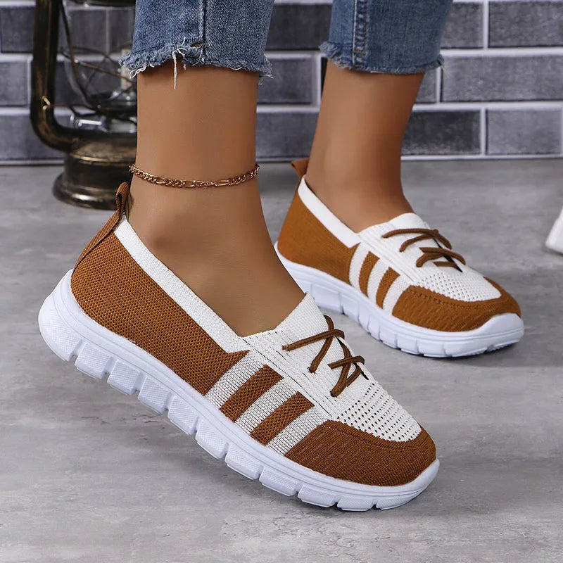 Comfortable Women's Slip On Shoes - Airy Lightweight Sneakers