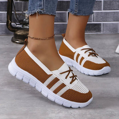 Comfortable Women's Slip On Shoes - Airy Lightweight Sneakers