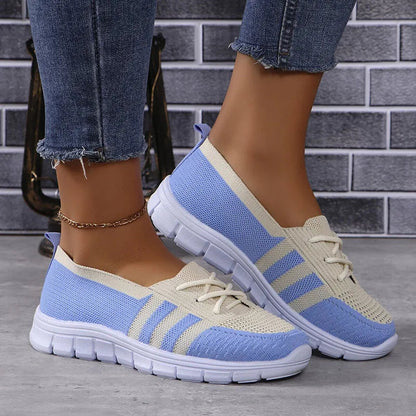 Comfortable Women's Slip On Shoes - Airy Lightweight Sneakers