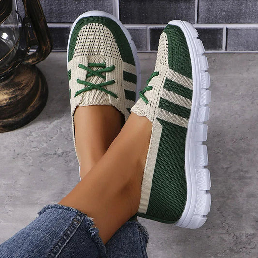 Comfortable Women's Slip On Shoes - Airy Lightweight Sneakers - Nocini