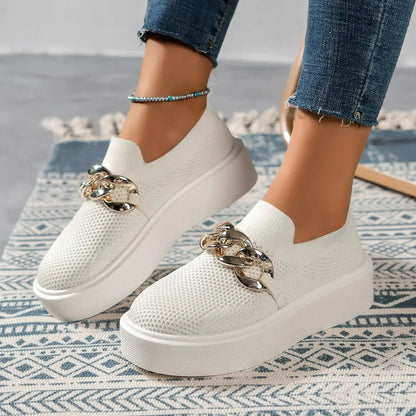 Lightweight Women's Slip On Shoes - Comfortable & Chic