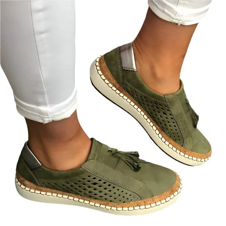 Lightweight Women's Slip-On Shoes - Comfortable Casual Sneakers - Nocini