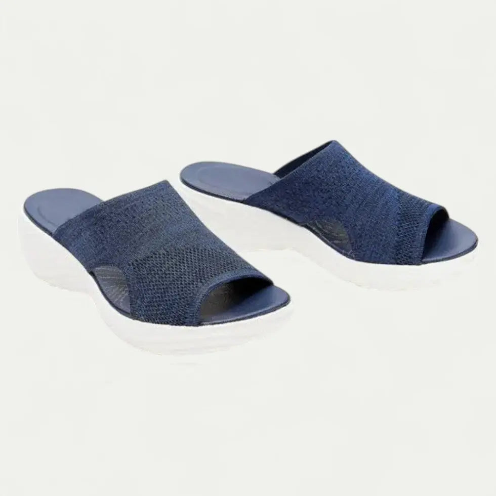 Airy Foam Wedge Slip-On Sandals for All Day Comfort