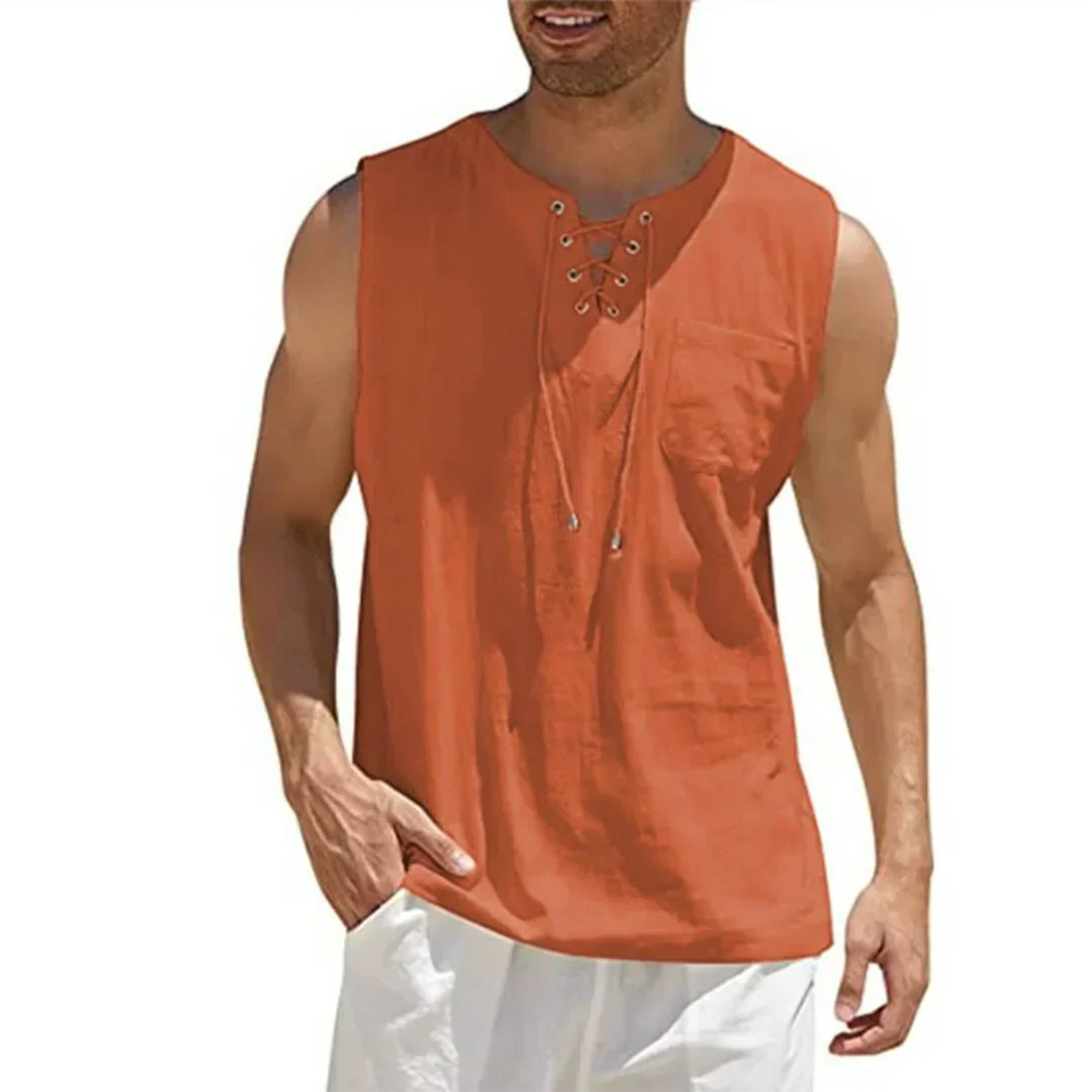 Relaxed Fit Men's Linen Shirt