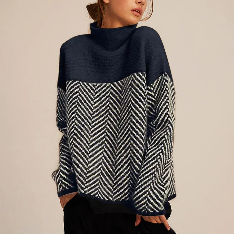 Classic Textured Crew Neck Sweater - Nocini