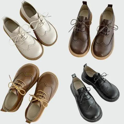 Brogue Style Oxford Shoes for Women – Wide-Fit Comfort & Elegant Design-Caliboot