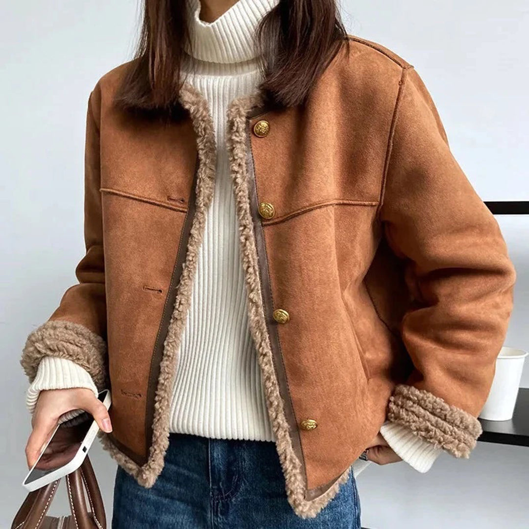 Luxurious Faux Fur Short Coat for Women - Nocini
