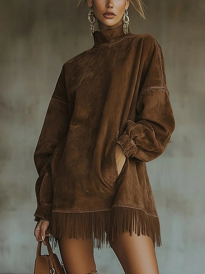 Comfortable Boho Fringe Dress