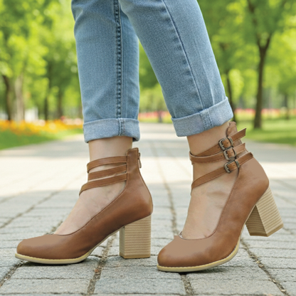 Low Block Heel Ankle Boots