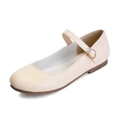 Classic Black Flat Shoes for Women - Elegant Daily Flats - Nocini