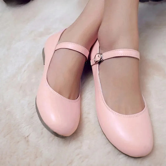 Comfortable Mary Jane Flat Shoes for Women - Nocini