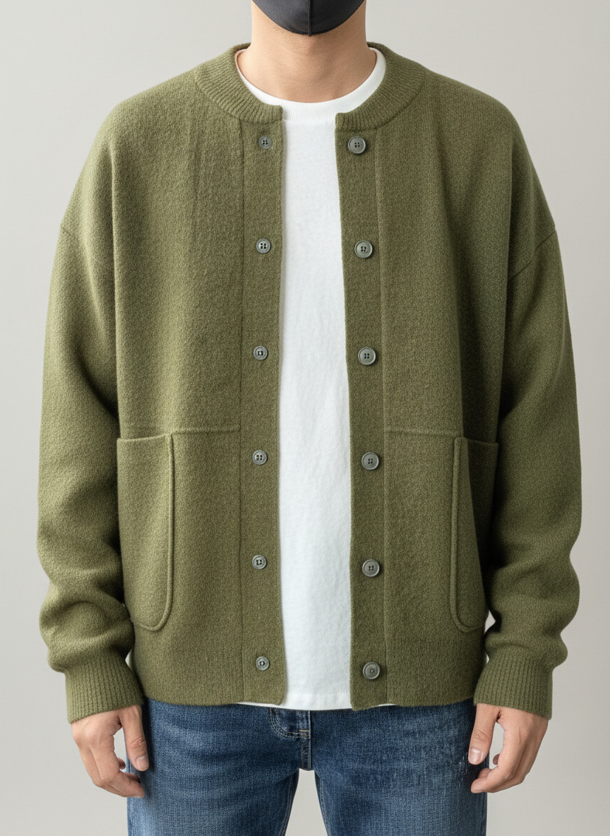 Classic Fit Mens Crew Neck Pullover Sweater