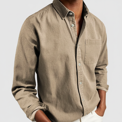 Classic Fit Mens Long Sleeve Dress Shirt