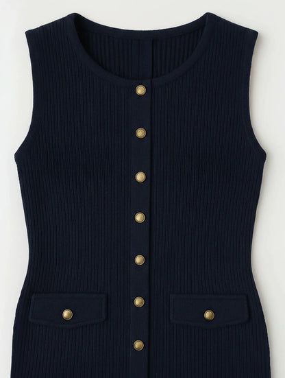 Classic Front Tie Waist Midi Dress for Women