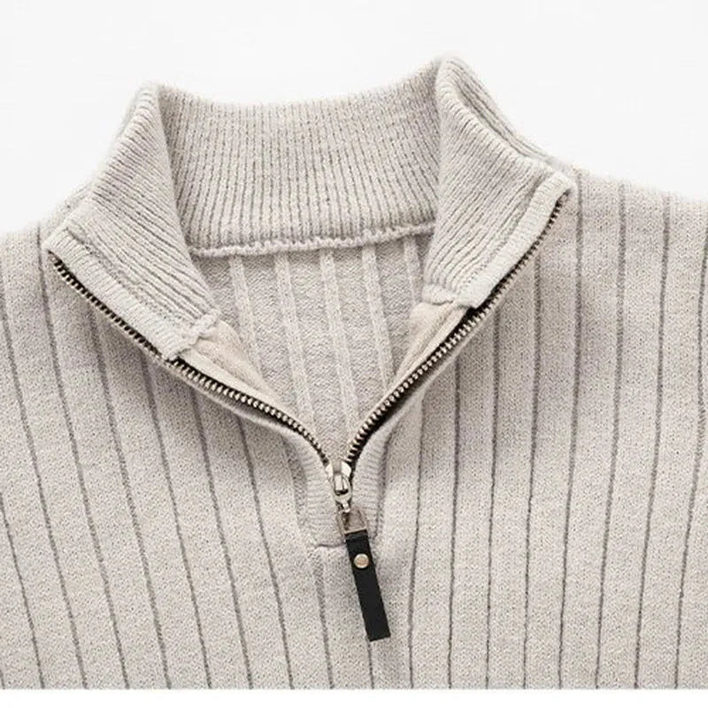 Warm Crew Neck Men's Winter Sweater