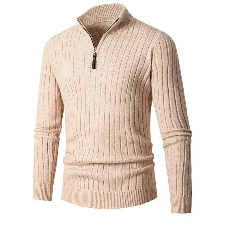 Warm Crew Neck Men's Winter Sweater