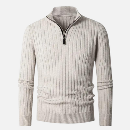 Warm Crew Neck Men's Winter Sweater - Nocini
