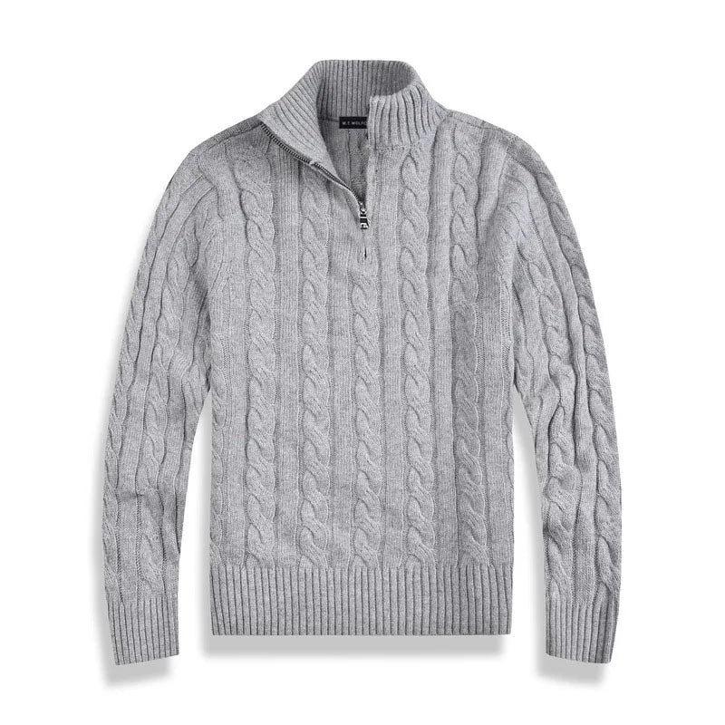 Classic Wool Crew Neck Winter Sweater