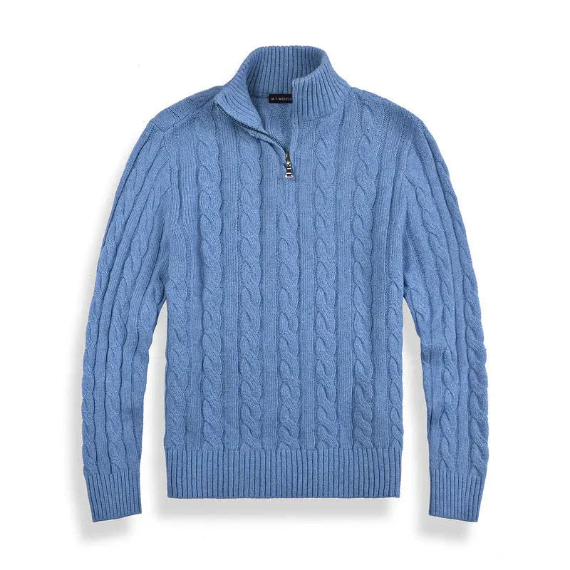Classic Wool Crew Neck Winter Sweater