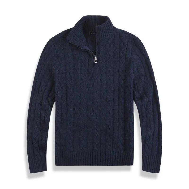 Classic Wool Crew Neck Winter Sweater