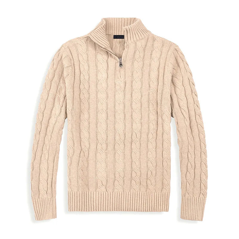 Classic Wool Crew Neck Winter Sweater