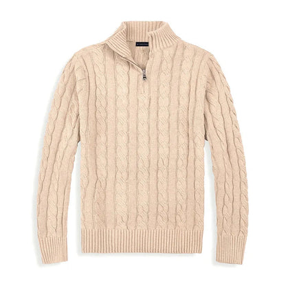 Classic Wool Crew Neck Winter Sweater