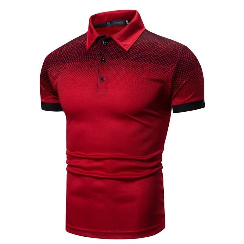 Men's Slim Fit Polo Shirt Lightweight Short Sleeve
