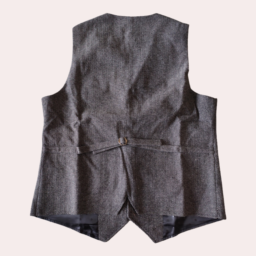 Relaxed Fit Blue Jean Vest