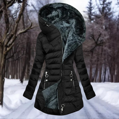 Warm Women's Long Down Parka Coat