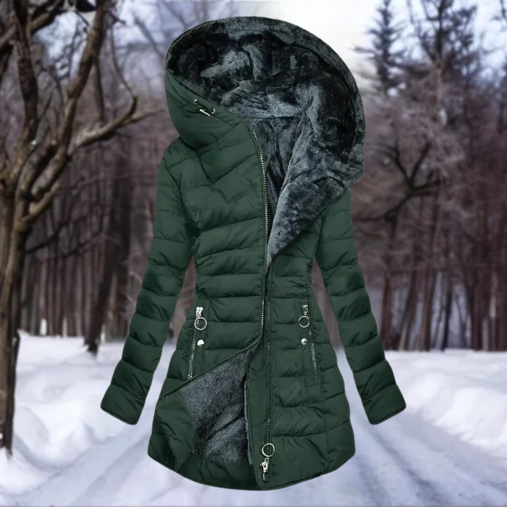 Warm Women's Long Down Parka Coat