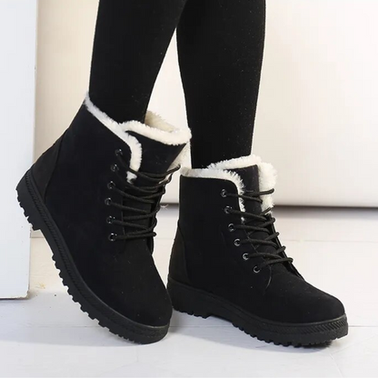 Warm Suede Fur Lined Winter Boots - Nocini