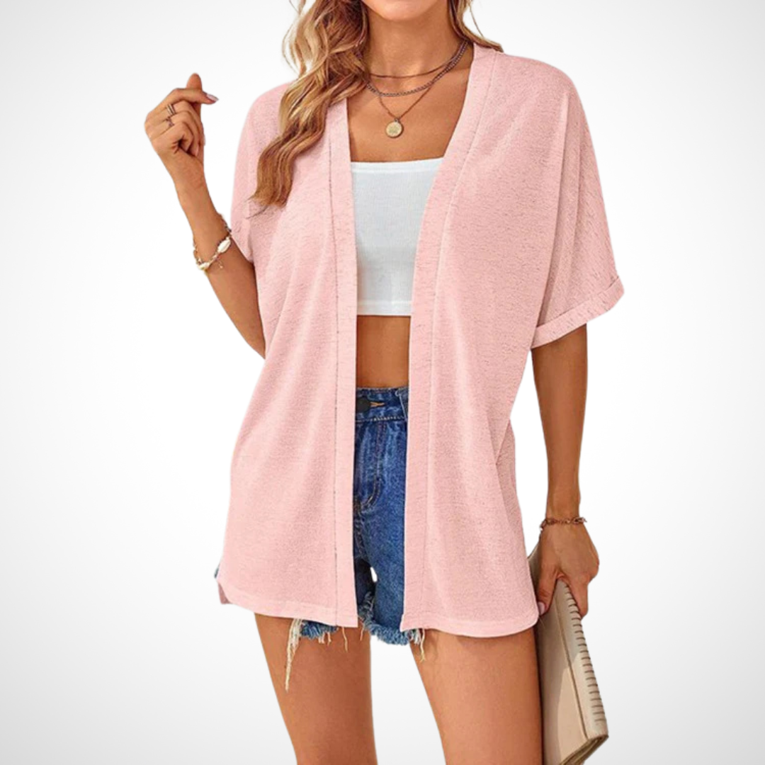 Fashionable Lightweight Short Sleeve Sweater