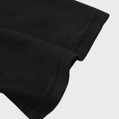 Relaxed Fit Mens Tee with Simple Crew Neck Design