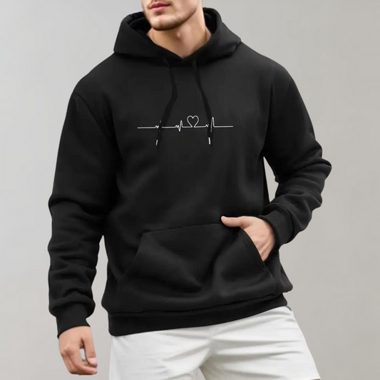 Casual Graphic Hoodie with Pockets - Nocini