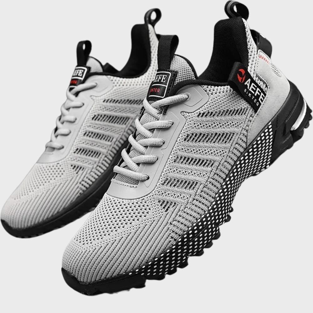 Men's Athletic Shoes - Lightweight Mesh - Cushioned Running Trainers
