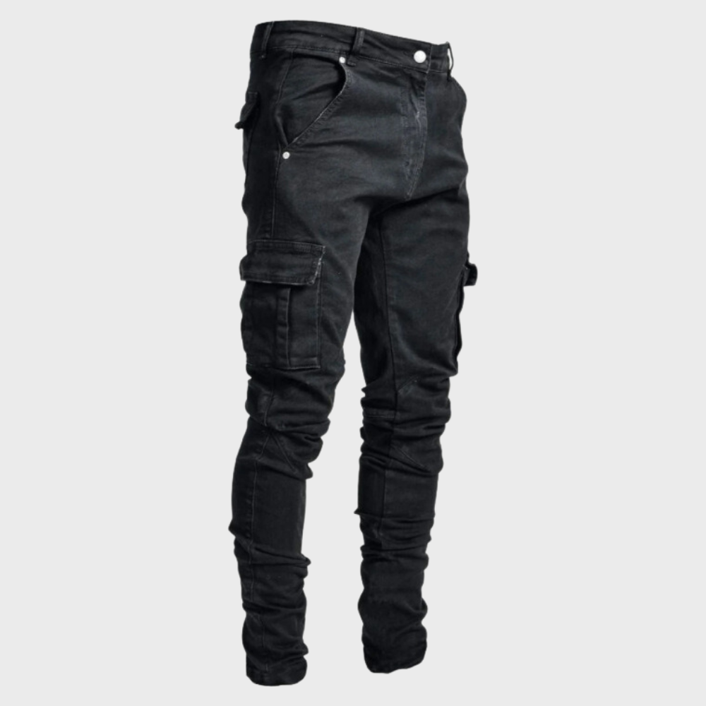 Relaxed Fit Cargo Trousers for Men