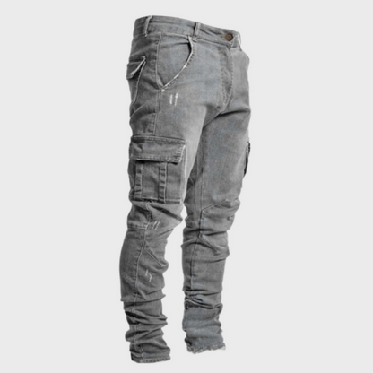 Relaxed Fit Cargo Trousers for Men