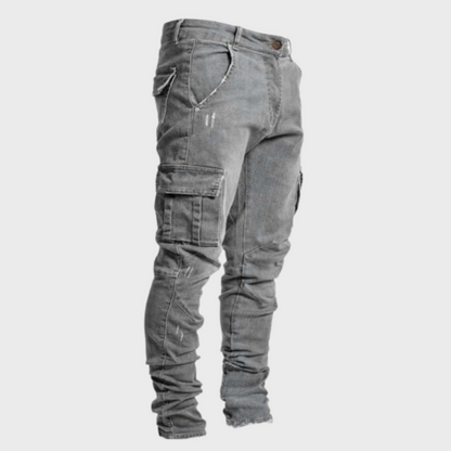 Relaxed Fit Cargo Trousers for Men