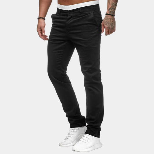 Slim Fit Ankle Chinos Pants - Nocini