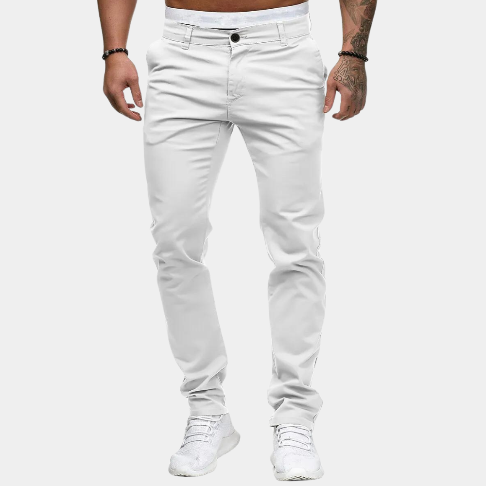 Slim Fit Ankle Chinos Pants