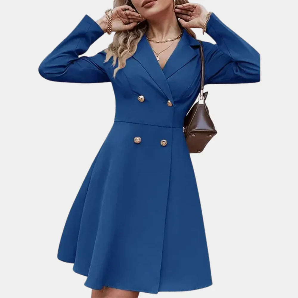 Warm Chic A-Line Winter Coat for Ladies