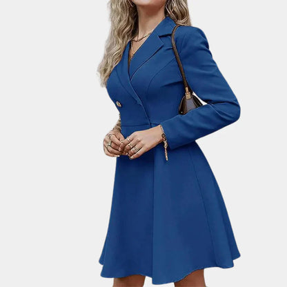 Warm Chic A-Line Winter Coat for Ladies