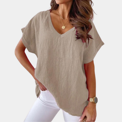 Simple Elegant Women's Casual Tee Shirt